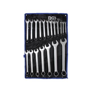 BGS technic Maul-Ringschlüssel-Satz | SW 8 - 32 mm | 19-tlg.