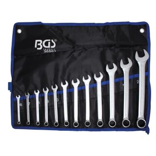 BGS technic Maul-Ringschlüssel-Satz | SW 6 - 22 mm | 12-tlg.