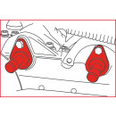 KS-TOOLS Motoreinstell-Werkzeug-Satz für VAG, 4-tlg.