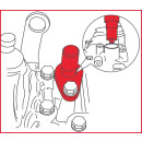 KS-TOOLS Motoreinstell-Werkzeug-Satz für VAG, 4-tlg.
