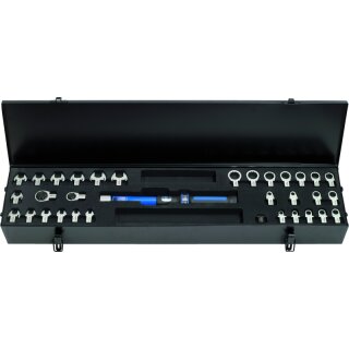 KS-TOOLS 9x12mm ERGOTORQUE®precision Einsteck-Drehmomentschlüssel-Satz, 5-50Nm, 33-tlg.