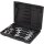 KS-TOOLS GEARplus Gelenk-Ratschenringmaulschlüssel-Satz, 12-tlg.feststellbar mit Adapter