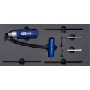 KS-TOOLS Ziehmesser-Satz mit Schnellwechselsystem, 10-tlg.