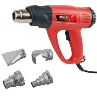 KS-TOOLS Heißluftgebläsepistolen-Satz, Digital, 5-tlg.