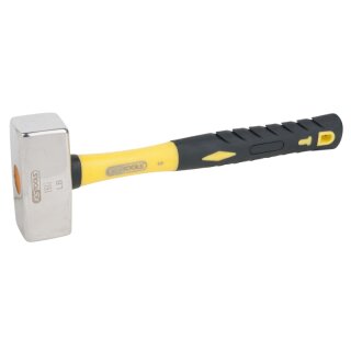 KS-TOOLS EDELSTAHL Fäustel mit Fiberglasstiel, 8100g