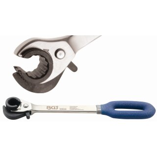 BGS technic Ratschen-Ringschlüssel, offen | SW 8 mm