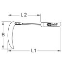 KS-TOOLS BRONZEplus Sichel 250 mm