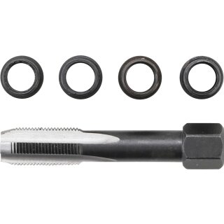 BGS technic Reparatursatz für Zündkerzengewinde | M10 x 1,0 mm | 5-tlg.