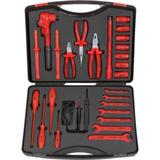 KS-TOOLS Werkzeugsatz mit isolierten Werkzeugen, 26-tlg.