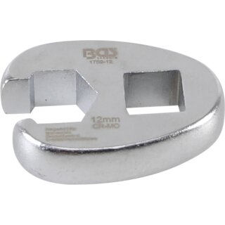 BGS technic Hahnenfußschlüssel | Antrieb Innenvierkant 10 mm (3/8") | SW 12 mm