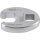 BGS technic Hahnenfußschlüssel | Antrieb Innenvierkant 10 mm (3/8") | SW 15 mm