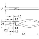 KS-TOOLS EDELSTAHL Universalzange, 200mm