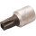 BGS technic Bit-Einsatz | Antrieb Innenvierkant 6,3 mm (1/4") | TS-Profil (für Torx Plus) mit Bohrung TS40