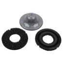 KS-TOOLS Radnabenschleifer-Satz, Ø 200 mm, Innen-Ø 85 mm, 3-tlg.