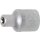 BGS technic Steckschlüssel-Einsatz E-Profil | Antrieb Innenvierkant 10 mm (3/8") | SW E6