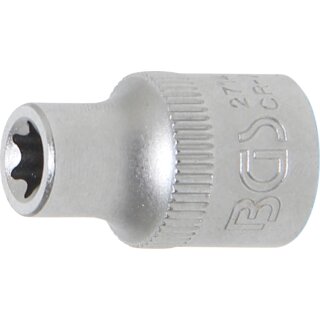 BGS technic Steckschlüssel-Einsatz E-Profil | Antrieb Innenvierkant 10 mm (3/8") | SW E8