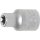 BGS technic Steckschlüssel-Einsatz E-Profil | Antrieb Innenvierkant 10 mm (3/8") | SW E8