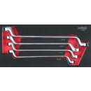 KS-TOOLS SCS Doppel-Ringschlüssel-Satz, 4-tlg. in...