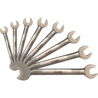 KS-TOOLS TITANplus Doppel-Maulschlüssel-Satz, 8-tlg.