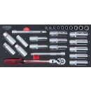 KS-TOOLS SCS 1/4"-1/2 Zündkerzen-Service-Satz,...