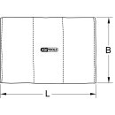 KS-TOOLS Flammschutzmatten, 1500x2000mm