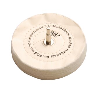 BGS technic Polierscheibe mit Spanndorn | 6 mm