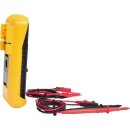 KS-TOOLS Digital Multimeter inkl. Prüfspitzen und Krokodilklemmen