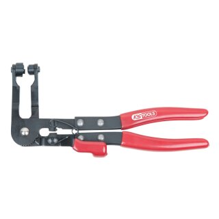 KS-TOOLS Schlauchschellenzange, abgewinkelt