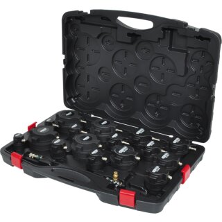 KS-TOOLS Turbolader-Ladeluft-System-Prüfkoffer-Satz, 17-tlg.