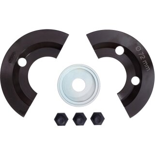 KS-TOOLS Halbschalen-Ergänzungs-Satz 6-tlg. für Ø 72 mm