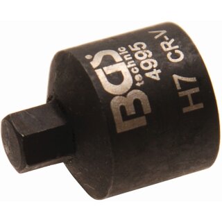 BGS technic Bremssattel-Einsatz | Innensechskant | extra kurz | 7 mm