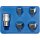 BGS technic Bit-Satz | für Motorräder | Abtrieb Innensechskant 10 mm (3/8")