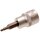 BGS technic Bit-Einsatz | Antrieb Innenvierkant 10 mm (3/8") | Innensechskant mit Kugelkopf 3 mm