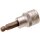 BGS technic Bit-Einsatz | Antrieb Innenvierkant 10 mm (3/8") | Innensechskant mit Kugelkopf 5 mm