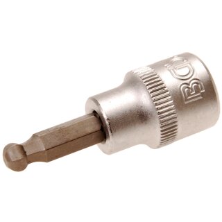 BGS technic Bit-Einsatz | Antrieb Innenvierkant 10 mm (3/8") | Innensechskant mit Kugelkopf 6 mm