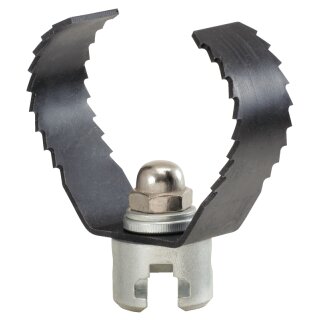 KS-TOOLS Verzahnter Gabelschneidkopf, Ø 125mm, Spirale 22mm