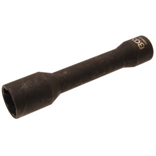 BGS technic Spezial-Steckschlüssel-Einsatz / Schraubenausdreher, tief | Antrieb Innenvierkant 12,5 mm (1/2") | SW 22 mm