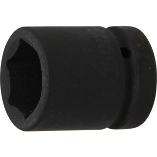 BGS technic Kraft-Steckschlüssel-Einsatz Sechskant | Antrieb Innenvierkant 25 mm (1") | SW 34 mm