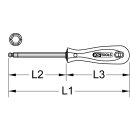 KS-TOOLS BERYLLIUMplus Schraubendreher für...