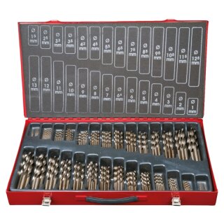 KS-TOOLS HSS-G Co 5 Spiralbohrer-Satz, 230-tlg., 1-13mm
