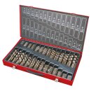 KS-TOOLS HSS-G Co 5 Spiralbohrer-Satz, 230-tlg., 1-13mm