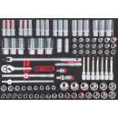 KS-TOOLS SCS Steckschlüssel-Satz, 95-tlg., 1/2"...