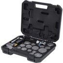 KS-TOOLS Druckluftspindel-Bremskolbenwerkzeug-Satz, 18-tlg.