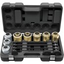 KS-TOOLS Druck- und Zughülsen Satz, 37-tlg.