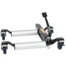 KS-TOOLS Hydraulische Rangierhilfe, Auflagerollen aus Alu
