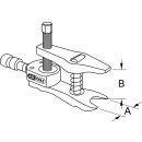 KS-TOOLS Universal-Kugelgelenk-Ausdrücker ohne Hydraulik-Zylinder, 36mm