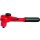 KS-TOOLS 3/8" Umschaltknarre mit Schutzisolierung mit Verriegelungsmechanik, 32 Zahn