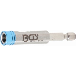 BGS technic Bithalter mit Schnellwechsler | 6,3 mm (1/4")