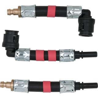 KS-TOOLS Adapter-Satz 3-tlg. SAE 8 x 20 mm (rot)