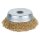 KS-TOOLS BRONZEplus Topfbürste, Zinnbronzedraht, gewellt, Ø 85 mm
